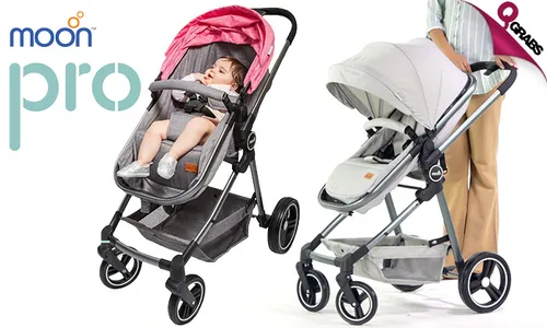MOON - Pro 2-in-1 Convertible to Carrycot, Reversible Stroller!
